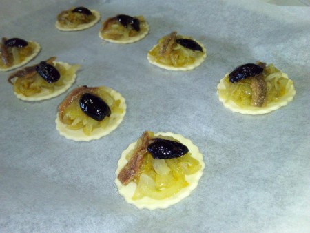 Mini pissaladière