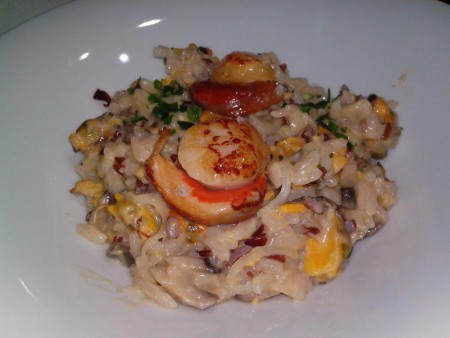 Risotto de saint jacques