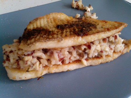 Sandwich de filets de rouget au riz de Marseillette