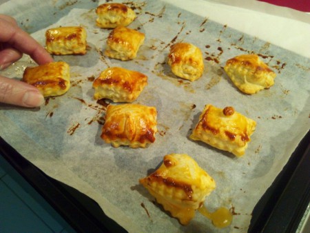 Mini chaussons au lémon curd