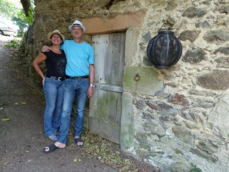 Isabelle et Thierry nos premiers visiteurs 18/07/2015